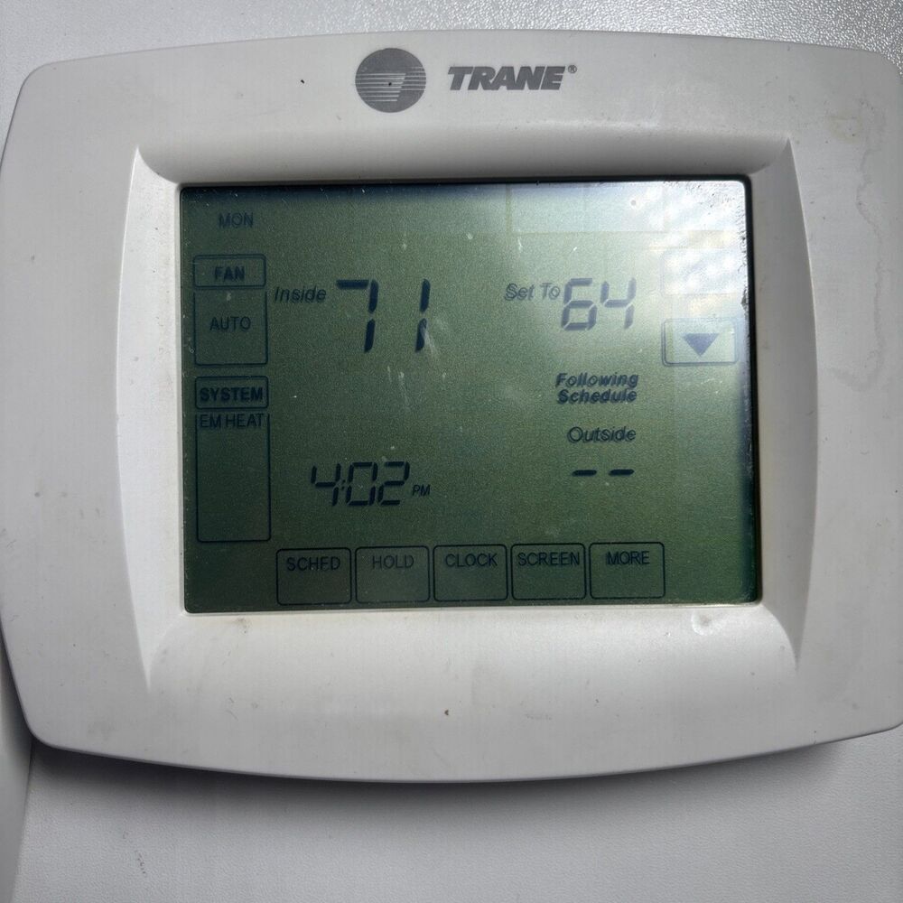Trane TCONT803AS32DAA/TH8321U1030 7-Day Programmable Touchscreen Thermostat